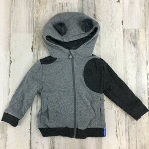 Cubcoats Pimm the Puppy Dog Hooded Full Zip Sweatshirt Jacket Plushie Size 2T